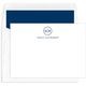 Circle Initials Flat Note Cards Image 1 of 5